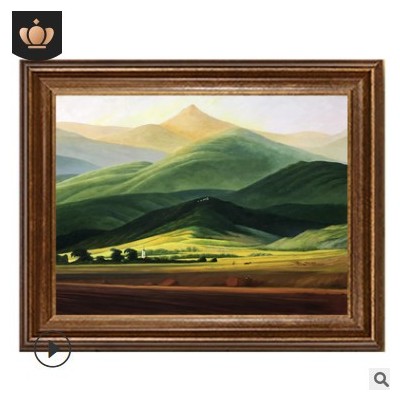 美院老师创作展馆收藏装饰画花卉风景画肖像油画定制手绘油画定制