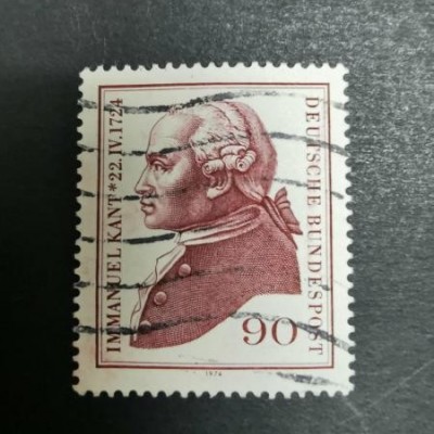 德国邮票·74年哲学家康德诞生250周年1信