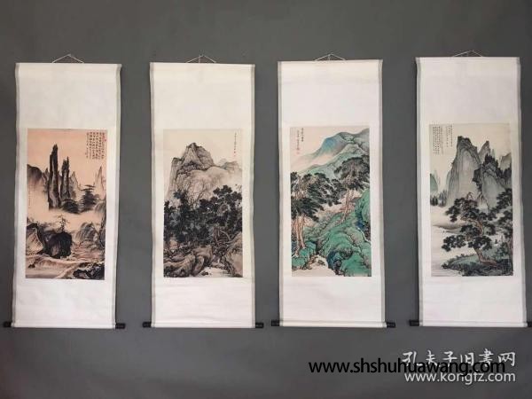 古玩收藏字画山水 画面美伦 实物拍摄一物一图