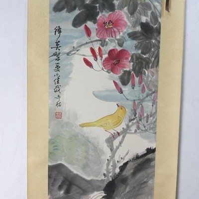 著名画家【张辛稼】，花鸟画，艺术品特殊， 买家自鉴！！！