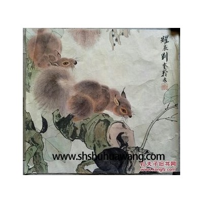 中国近现代美术史开派巨匠，动物画一代宗师刘奎龄《松鼠》