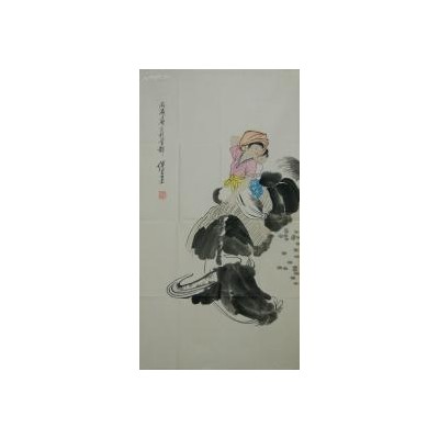 【刘继卣】 近现代美术史上卓有成就的动物画 人物画一代宗师 人物 带证书
