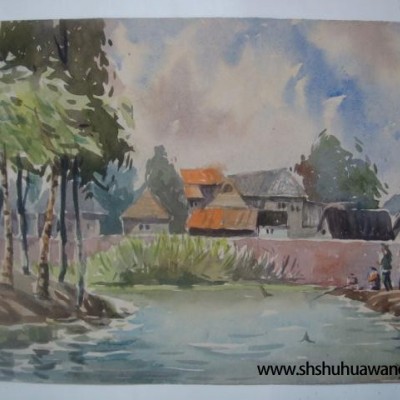 南师大美术系名家书画【薛保仁水彩画/金陵风景（2）】