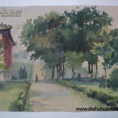 南师大美术系名家书画【徐中水彩画/金陵风景】