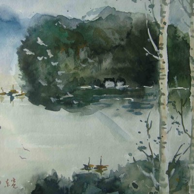 李东亮水粉画6