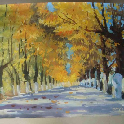 李东亮水粉画4