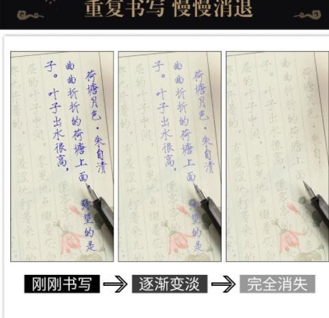 瘦金体钢笔字帖套装硬笔书法入门学生成人速成临摹描红毛笔练字帖