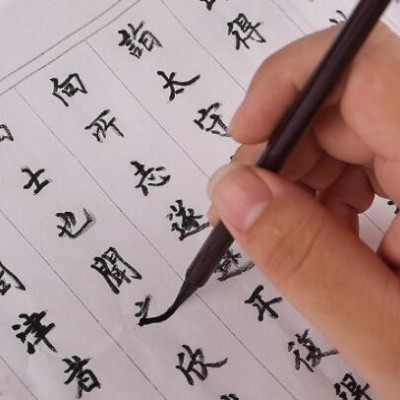 彩虹杆狼毫小楷带帽书法描红临摹抄经二王初学者学生培训练习软笔