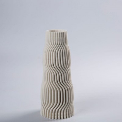 景德镇3D打印现代新中式软装陶瓷摆件花器插花摆件组合