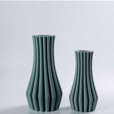 3D陶瓷打印摆件 样板房家居插花装饰品陶瓷工艺品北欧花瓶摆件