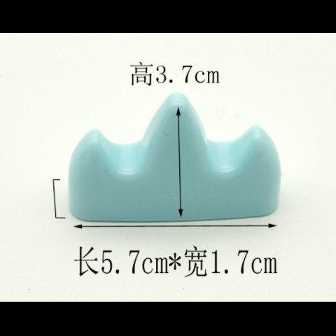 防摔塑料二合一水碟墨碟调盘小笔山五指山笔搁笔洗笔架仿玉摆件