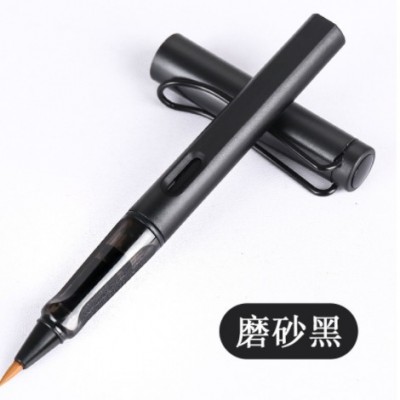 钢笔式毛笔升级款软笔便携狼毫小楷软头笔可加墨抄经书法笔秀丽笔